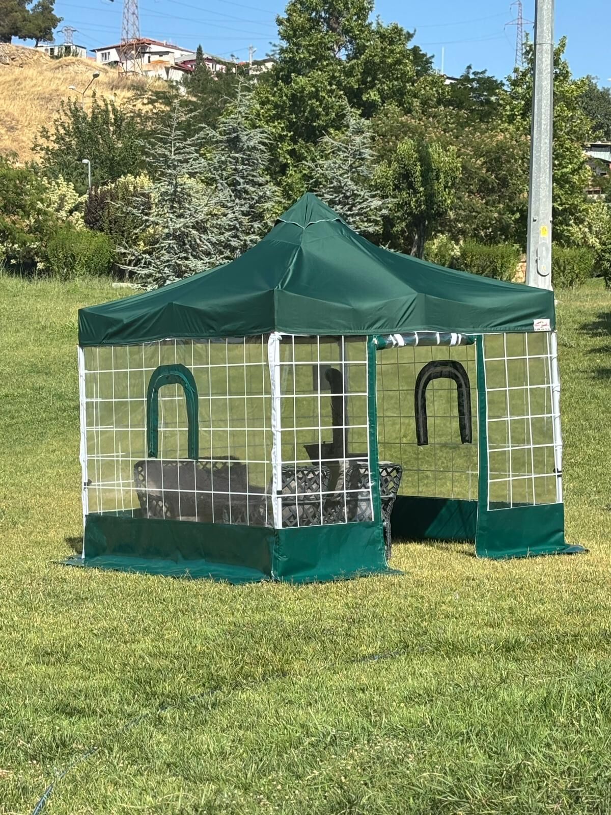 3X3 MT GAZEBO KIŞ BAHÇESİ