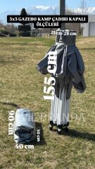 3X3 MT YAZLIK GAZEBO KAMP ÇADIRI