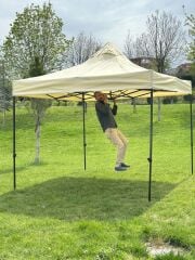 3X3 GAZEBO TENTE   ( 40 LIK 1,2MM İSKELETLİ )