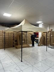 3X3 GAZEBO İSKELETİ 40X1,2 mm SİYAH