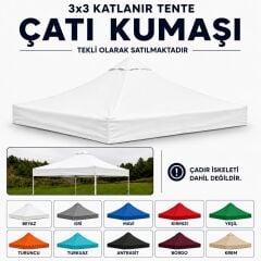 GAZEBO ÜST KUMAŞI 3X3
