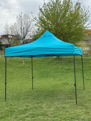 3X3 GAZEBO TENTE 30 LUK SİYAH İSKELET