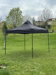 3X3 GAZEBO TENTE 30 LUK SİYAH İSKELET