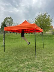3X3 GAZEBO TENTE 30 LUK SİYAH İSKELET
