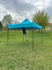 3X3 GAZEBO TENTE 30 LUK SİYAH İSKELET