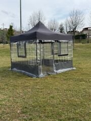 3X3 GAZEBO KIŞ BAHÇESİ SİNEKLİKLİ MODEL