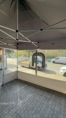 3X3 GAZEBO KIŞ BAHÇESİ Saydam Şeffaf