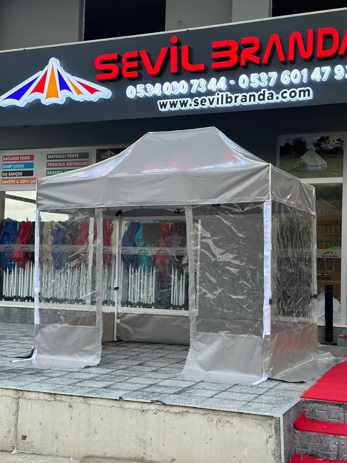 3X2 GAZEBO KIŞ BAHÇESİ 40mm İskeletli