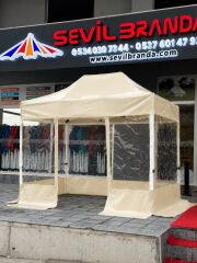 3X2 GAZEBO KIŞ BAHÇESİ 40mm İskeletli